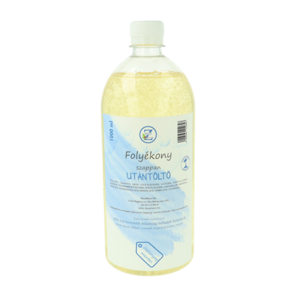 Eco-Z folyékony szappan - Illatmentes 1000ml utántöltő