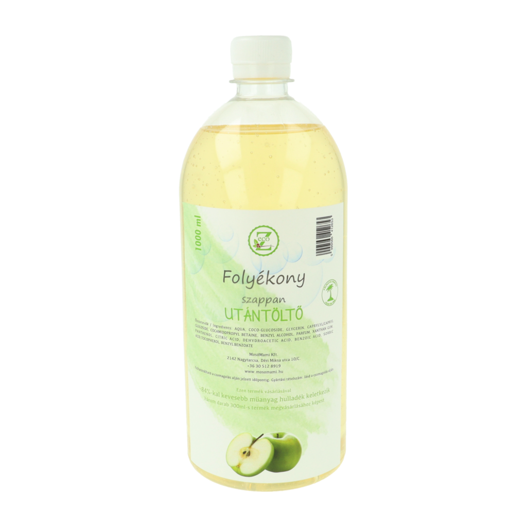 Eco-Z folyékony szappan - Zöldalma 1000ml utántöltő