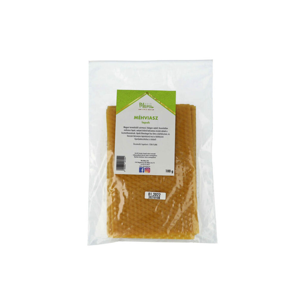 Méhviasz lapok