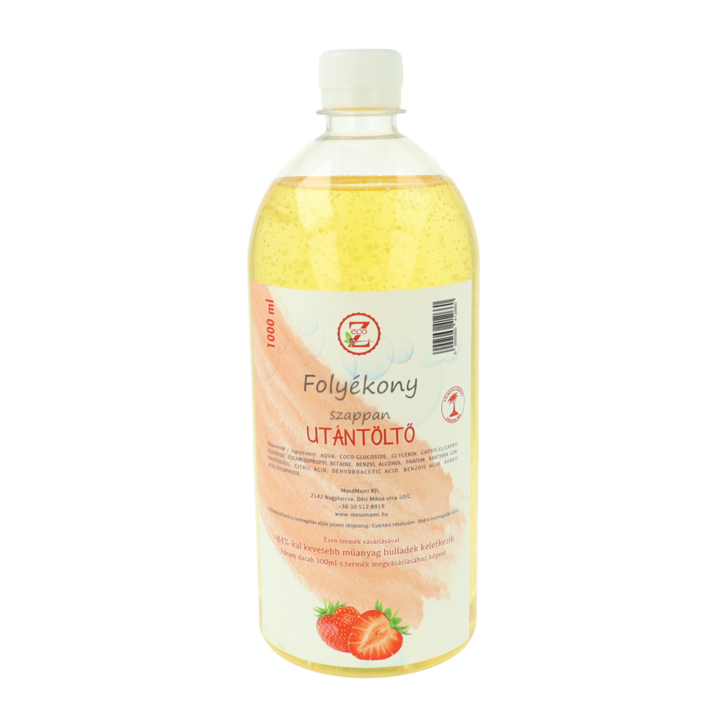 Eco-Z folyékony szappan - Eper 1000ml utántöltő