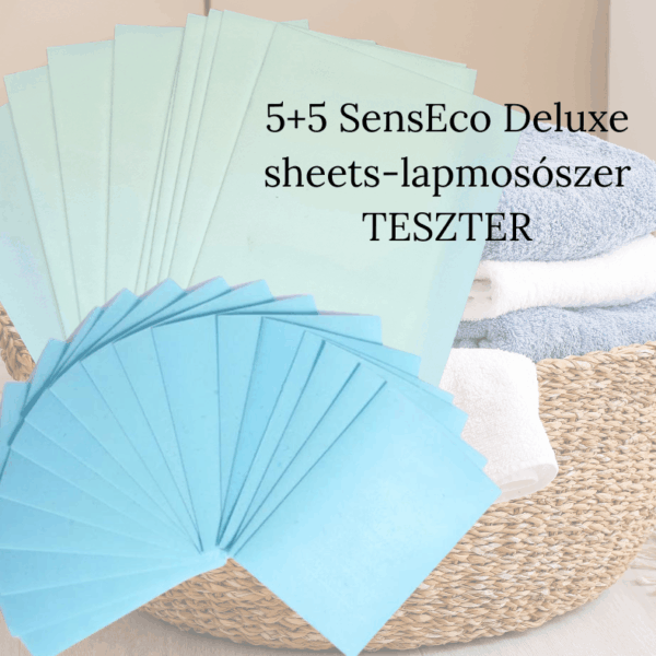 SensEco Deluxe lapmosószer próbacsomag teszter 10db