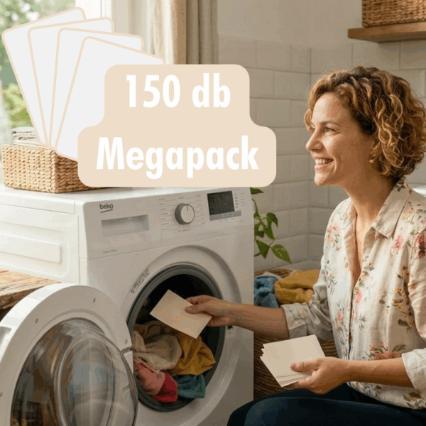SensEco Deluxe sheets-lapmosószer  ILLATMENTES 150 db Megapack