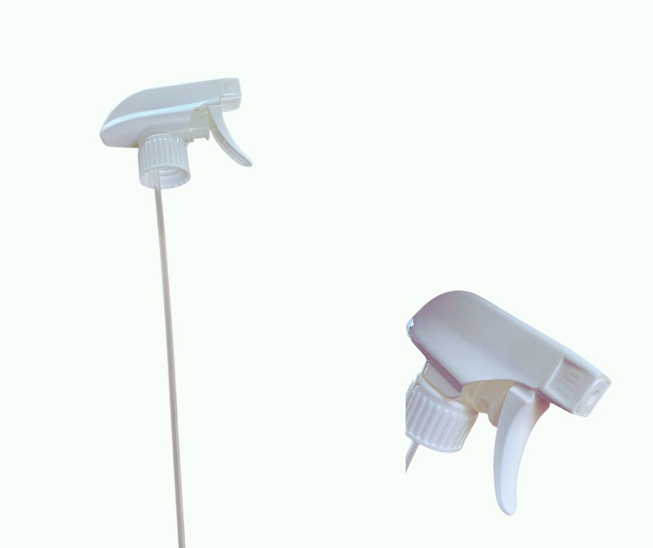 Szórófej fehér Fehér karos szórófej üveghez 28/410