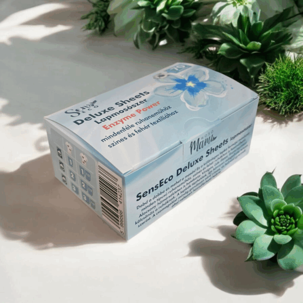 SensEco Deluxe sheets-lapmosószer Enzyme Power 70 db