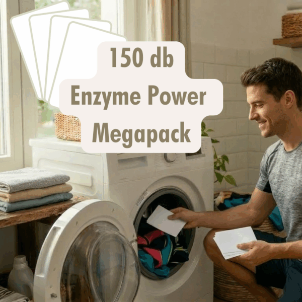 SensEco Deluxe sheets - Enzyme Power lapmosószer 150 db Megapack