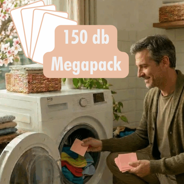 SensEco Deluxe sheets - PEACHY BLOSSOM lapmosószer 150 db Megapack