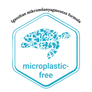 Igazoltan mikroműanyagmentes formula